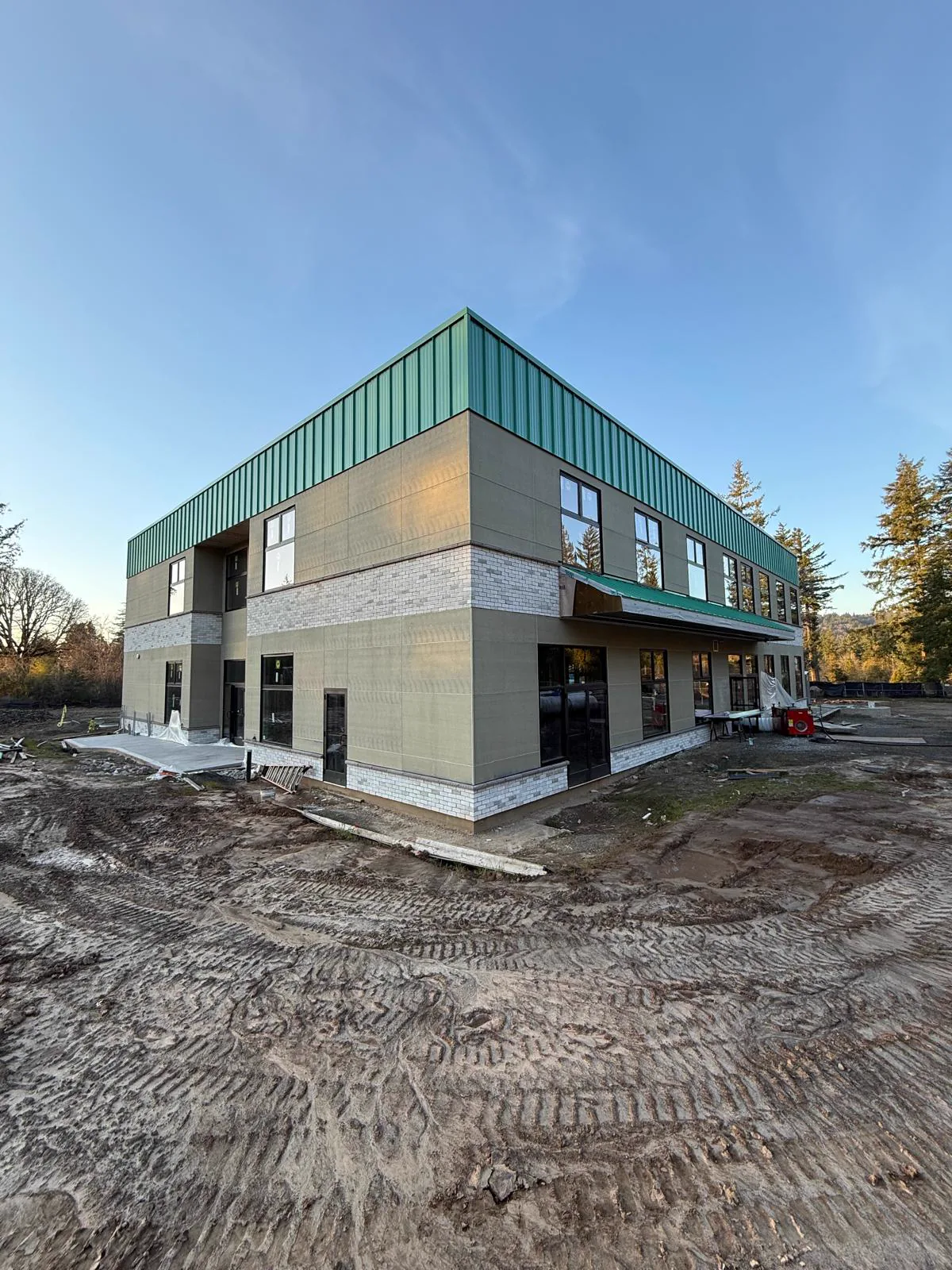 The new Masjid Ibrahim exterior nearing completion